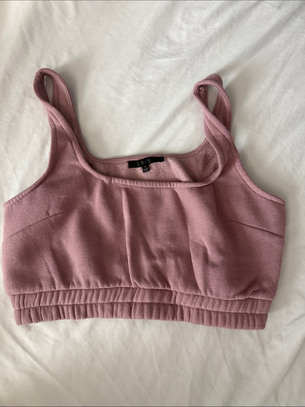 iris Dusty Rose Cropped Tank